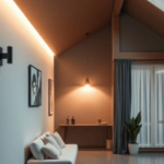 A decorated leaving room